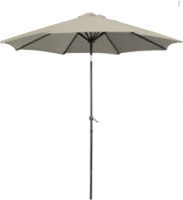Beige Polyester Umbrella