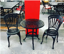 Nadia Cast Aluminum Bistro Set